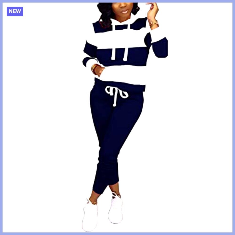 Polyester Elastane Jogging Suit Two Piece Set Lon… - image 4